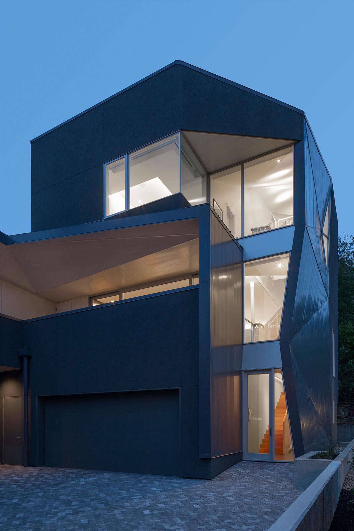 Folded Metal Façade — littleBIG House