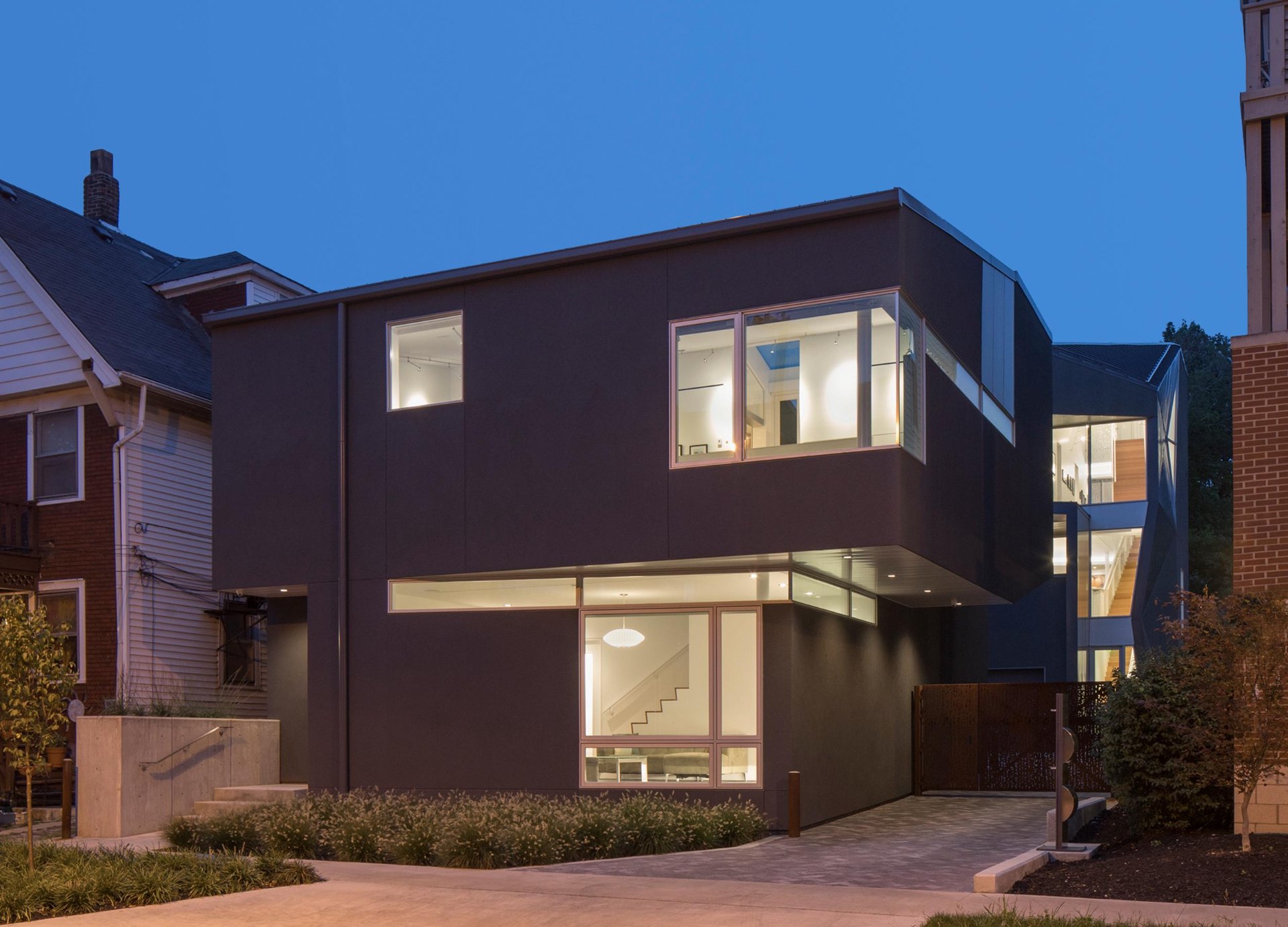Side Elevation, Dusk — littleBIG House